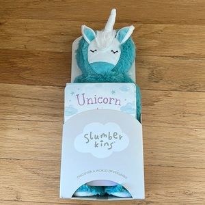 Slumberkins turquoise unicorn kin